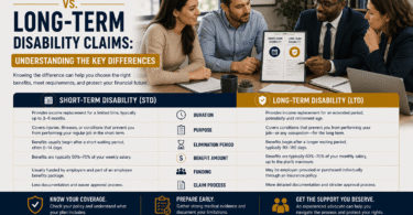 Short-term vs long-term disability claims