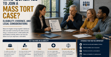 Mass tort case eligibility