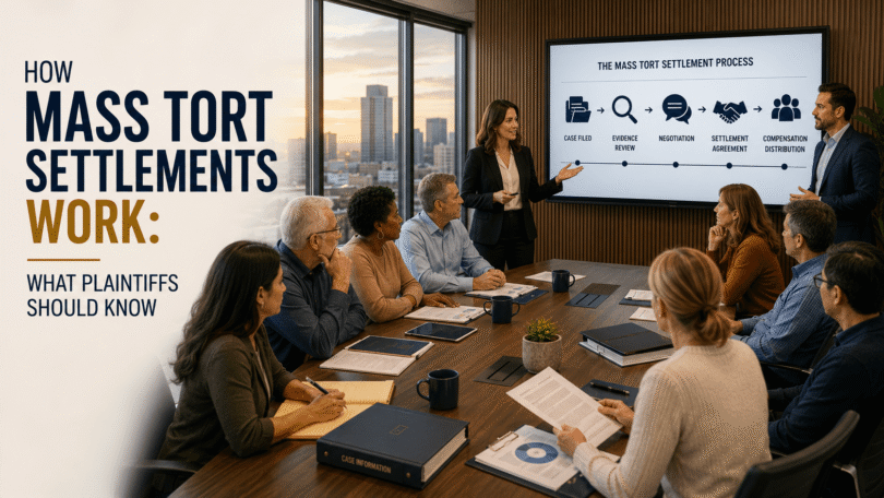 Mass tort settlements