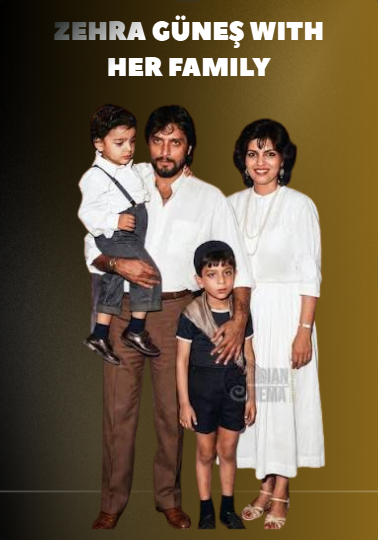 Zehra Gunes with her family